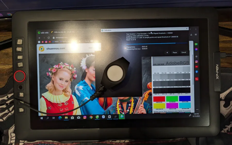 Cân màu bảng vẽ Wacom, Huion: khi nào cần và cần biết gì