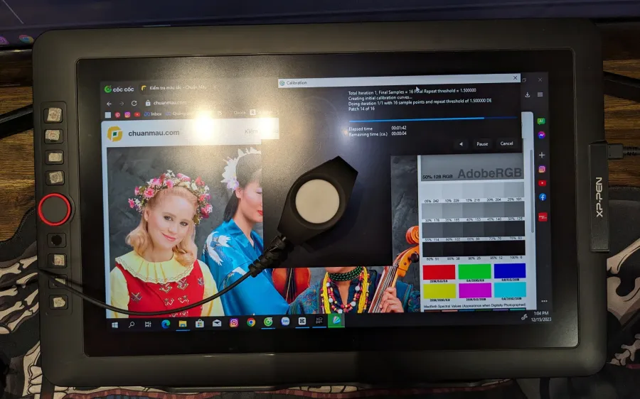 Cân màu bảng vẽ Wacom, Huion: khi nào cần và cần biết gì
